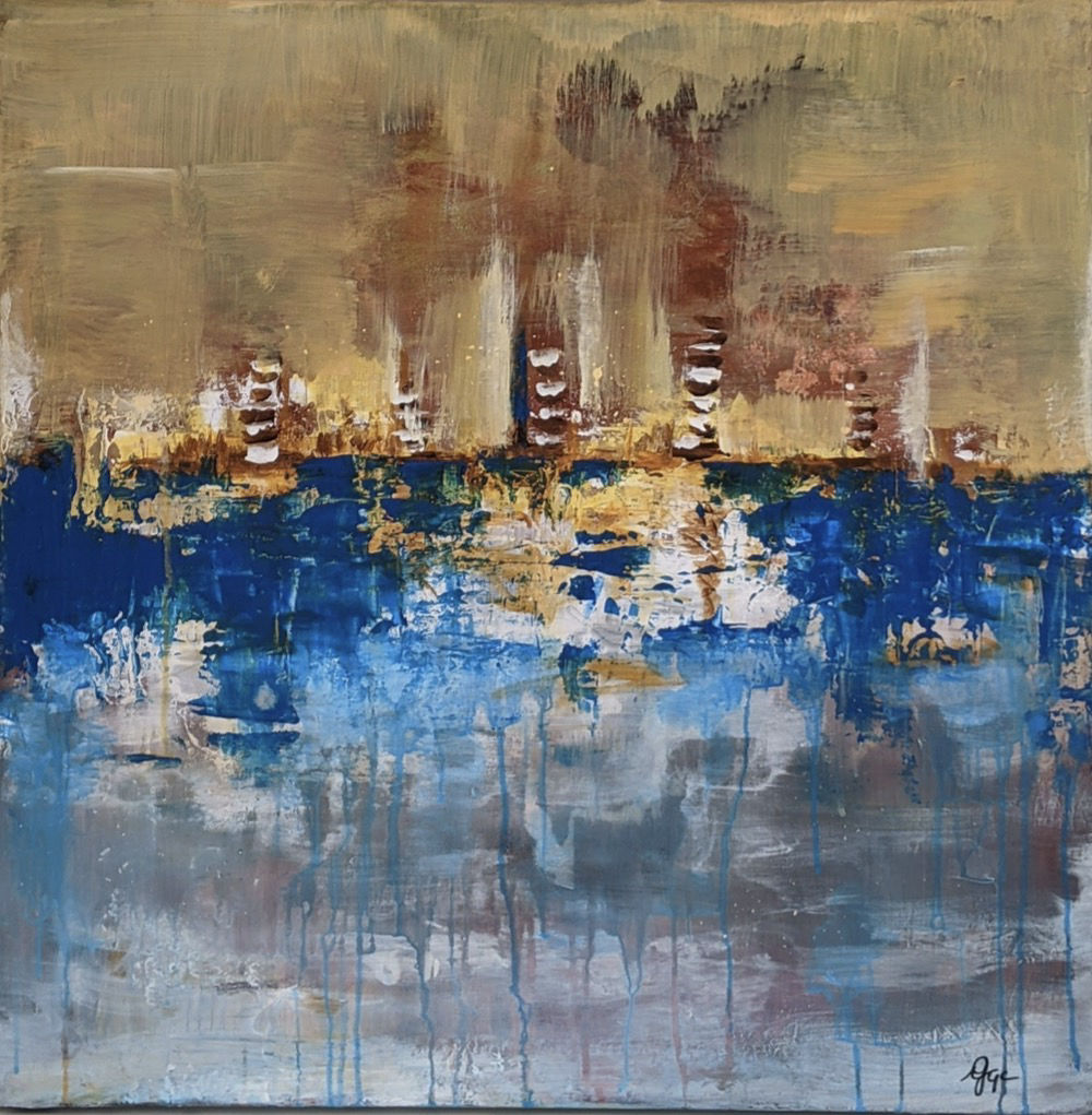 Au large du silence, œuvre originale contemporaine d'Artemya, réalisée en Suisse.