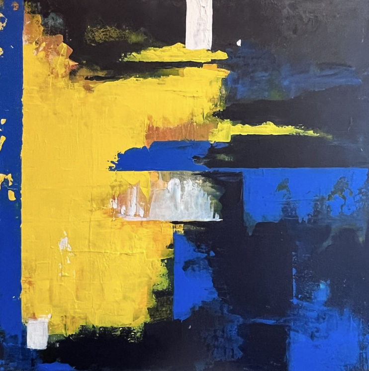 Entre deux mondes, œuvre originale contemporaine d'Artemya, réalisée en Suisse.