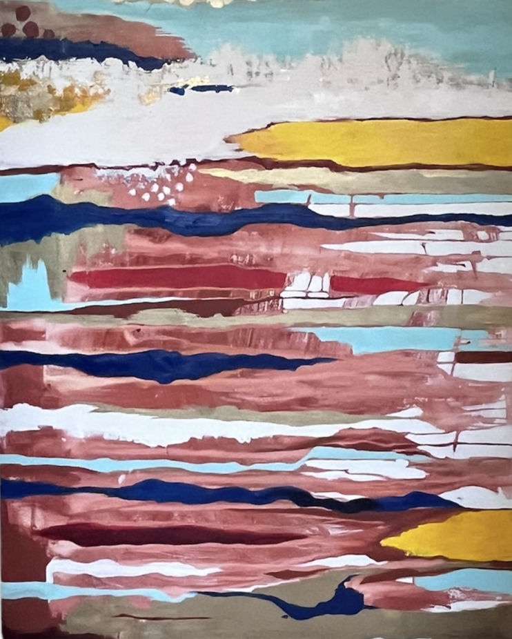 Les murmures du non dit, œuvre originale contemporaine d'Artemya, réalisée en Suisse.
